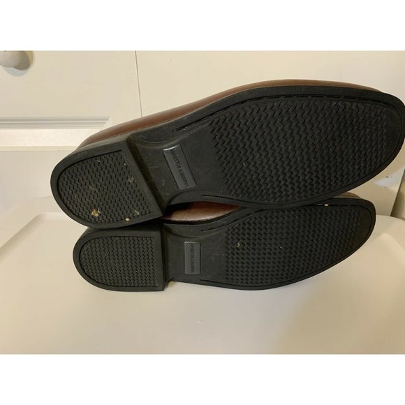 Johnston & Murphy Men’s Sz 9 1/2 M‎ Ainsworth Brown Sheepskin Penny Loafer Shoe - Picture 8 of 9